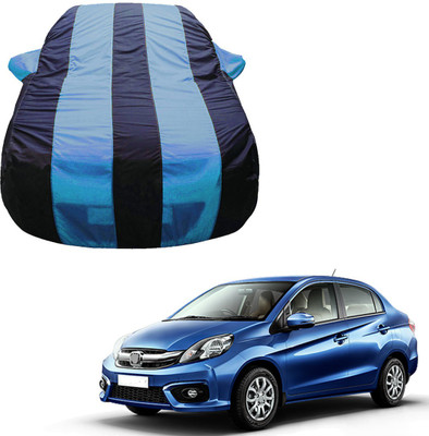 SS Zeeber Car Cover For Honda Amaze VX i-VTEC (With Mirror Pockets)(Blue, Blue)