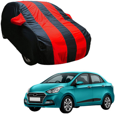 SS Zeeber Car Cover For Hyundai Xcent (With Mirror Pockets)(Blue, Red, For 2017 Models)