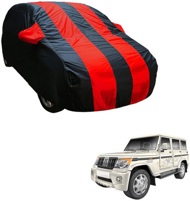 SS Zeeber Car Cover For Mahindra Bolero (With Mirror Pockets)(Blue, Red, For 2012, 2013, 2014 Models)