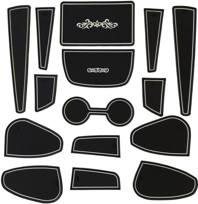 Nandhi Rubber Standard Mat For  Kia Seltos(White)