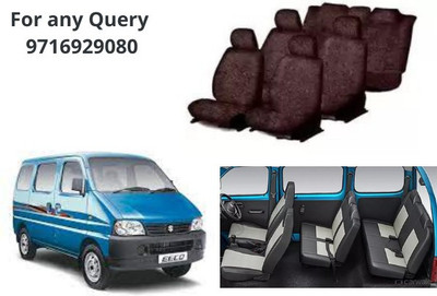 Chiefride Cotton Car Seat Cover For Maruti Eeco(NA, Without Back Seat Arm Rest, 7 Seater)