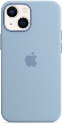 Apple Back Cover for Apple iPhone 13 Mini(Blue Fog, Silicon)