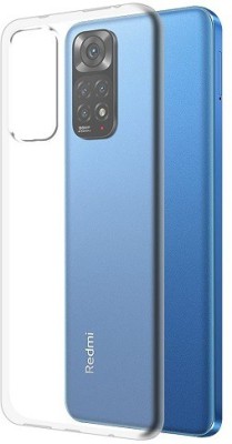 NIMMIKA ENTERPRISES Back Cover for Mi Redmi Note 11 4G/Mi Redmi Note 11s(Crystal Clear Transparency | Responsive Buttons)(Transparent, Shock Proof, Silicon, Pack of: 1)