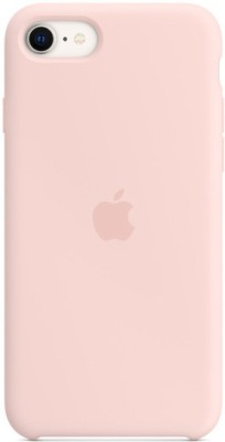 Apple Back Cover for Apple iPhone SE(Chalk Pink, Silicon)