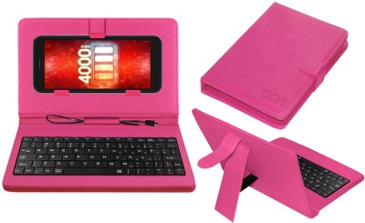 ACM Keyboard Case for Itel A27(Pink, Cases with Holder, Pack of: 1)