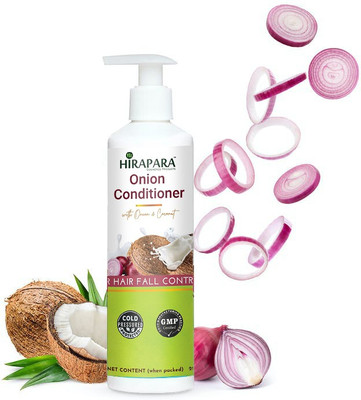 HIRAPARA Onion Conditioner for Hair Fall Control with Onion & Coconut - 250ml.(250 ml)
