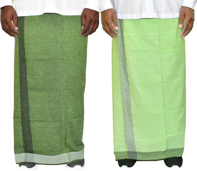 TUNI MANI Cool Cotton Solid Men Dhoti