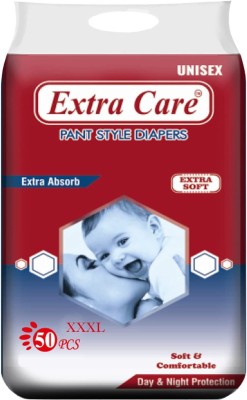 Extra Care Baby Pant Diaper XXXL size ( 50 piece ) - XXXL(100 Pieces)