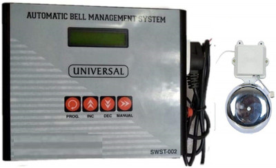KK MART Electronic Bell Management System For School, Collage, Factory Programmable Electronic Timer Switch(Silver)