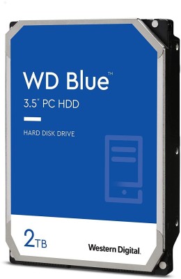 WD Blue 2 TB Desktop Internal Hard Disk Drive (HDD) (WD20EZBX)(Interface: SATA, Form Factor: 3.5 inch)