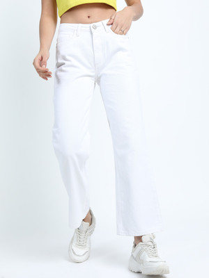 Tokyo Talkies Flared Women White Jeans