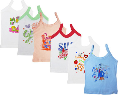 Neeba Camisole For Girls(Multicolor, Pack of 6)