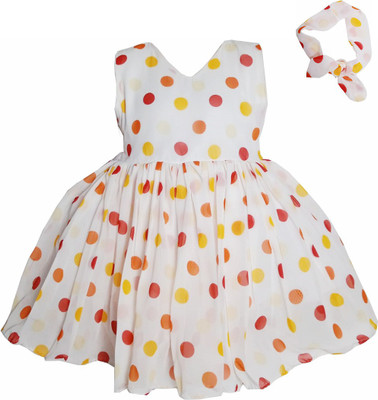 harshvardhanmart Baby Girls Midi/Knee Length Casual Dress(Purple, Sleeveless)