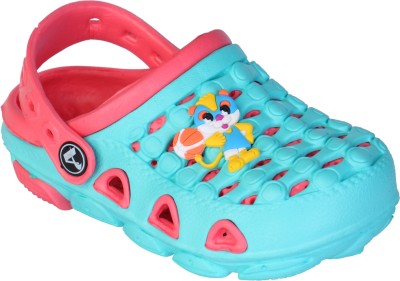 Adax Boys Sling Back Clogs(Pink , 3 - 4 Years)