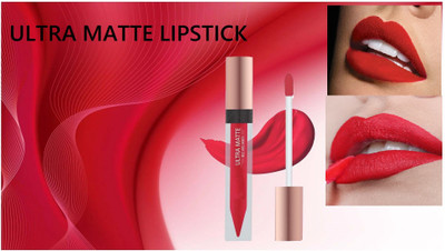 YAWI Non Transfer & Kiss Proof Cherry Red Matte Finish Lipstick(RED, 9 ml)