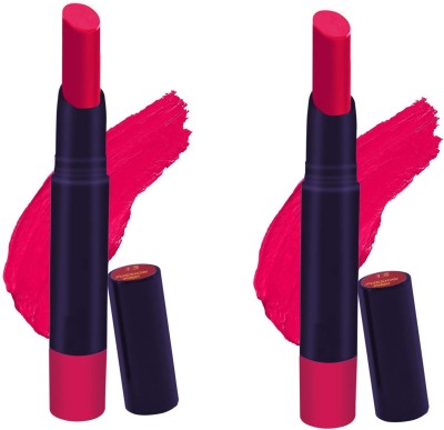 YAWI Transfer-Proof Full-Pigmented Lip No Transfer Smudge-Proof Matte Lipstick(Fussion Pink, 7.6 g)