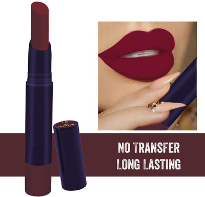 MYEONG Moisture Matte Long Stay Lipstick for 12 Hour Long Stay(jet marrom, 3.8 g)