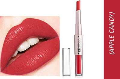 ADJD 2 In 1 Liquid Lipstick with Lipstick For Here Lipstick Waterproof Matte(RED, 3.6 g)