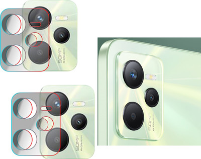 PONDRIK Back Camera Lens Glass Protector for REALME C35(Pack of: 2)