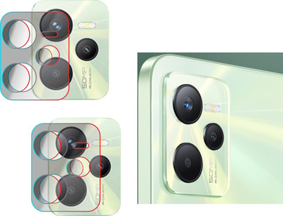 PONDRIK Back Camera Lens Glass Protector for REALME C35(Pack of: 2)