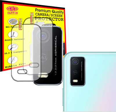 DAFFIN Back Camera Lens Glass Protector for VIVO Y3S(Pack of: 2)