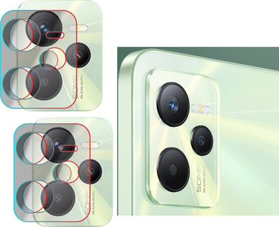 PONDRIK Back Camera Lens Glass Protector for REALME C35(Pack of: 2)