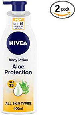 NIVEA ALOE PROTECTION ALL SKIN TYPES BODY LOTION 400 ML X 1 (400)
