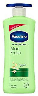 Vaseline ALOE FRESH HEALTHY DEEP FOR SOFT SKIN BODY LOTION 400 ML X 1(400)