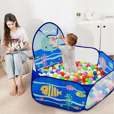 SARASI Sea Ball Pool, With 50 Balls, Play Tent For Kids, Indoor & Outdoor Games(Multicolor)