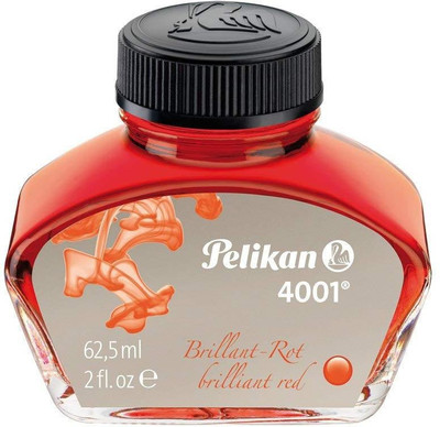 Pelikan (62.5ml, Brilliant Red) Ink Bottle(Ink Color - Red)