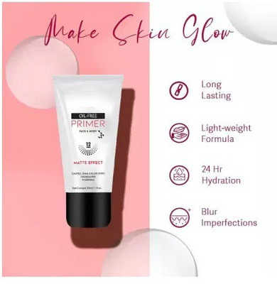 tanvi27 RADIANT PERFECTING PRIMER + FINISHER BASE PERFECTRICE ILLUMINE + FIXER PRIMER Primer - 30 ml(TRANSAPRENT) tanvi27 RADIANT PERFECTING PRIMER + FINISHER BASE PERFECTRICE ILLUMINE + FIXER PRIMER Primer - 30 ml(TRANSAPRENT)