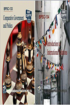 IGNOU BAG Poltical Science Help Books Combo Offer Of BPSC 133 Comparative Government And Politics & BPSC 134 Introduction To International Relations IGNOU Study Notes For Exam Preparations With Solved Previous Year Paper (Latest Syllabus) (CBCS) Bpsc-133 Bpsc-134(Paperback, BHAVYA KUMAR SAHNI)