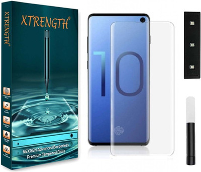 XTRENGTH Edge To Edge Screen Guard for Samsung Galaxy S10(Pack of 1)