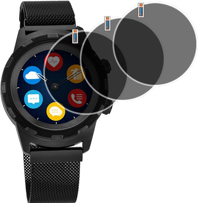QZXCEON Screen Guard for Titan Connected X Hybrid SMARTWATCH SCREEN(Pack of 3)