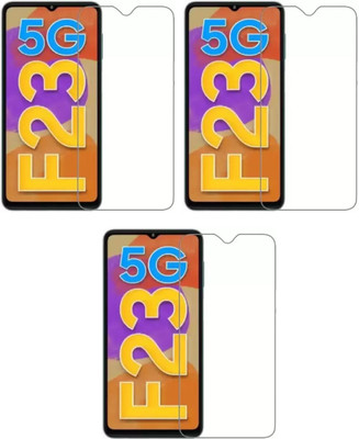 ISAAK Tempered Glass Guard for Samsung Galaxy F23 5G(Pack of 3)