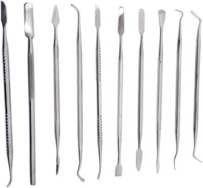 Luxuro Wax Carver/Probes Stainless Steel (Set Of 10 Pcs) In Pouch