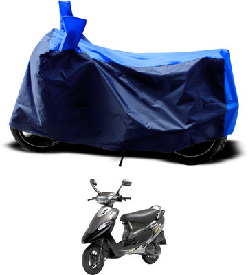 PAGORA Two Wheeler Cover for TVS(Scooty Pep+, Blue)
