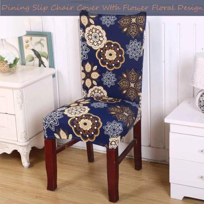 DPA Collection Polycotton Abstract Chair Cover(Blue Pack of 1)