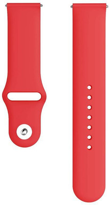 LOWCOST ASM For Samsung Galaxy Watch 46mm Red Smart Watch Strap(Red)
