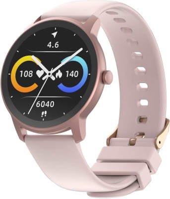 Ambrane FitShot Surge Smartwatch(Pink Strap, Regular)