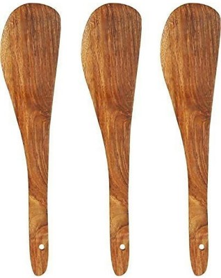 QUEEN ART HANDICRAFTS Pure sheesham Wooden Spatula(Pack of 3)