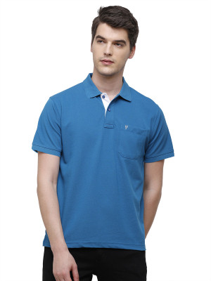 Classic Polo Solid Men Polo Neck Light Green T-Shirt