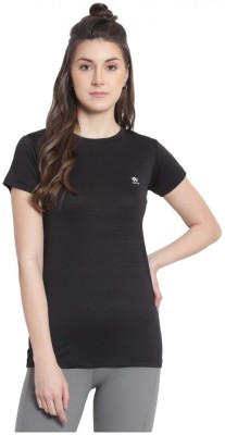 Vithaldress Casual Solid Women Black Top