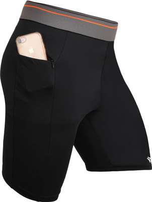 Kyk Solid Men Black Tights
