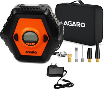 AGARO 150 psi Tyre Air Pump for Car & Bike