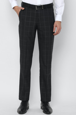 LOUIS PHILIPPE Gods & Kings Slim Fit Men Grey Trousers