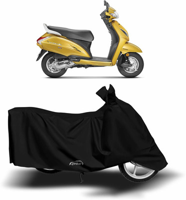 MADAFIYA Waterproof Two Wheeler Cover for Honda(Activa 5G, Black)