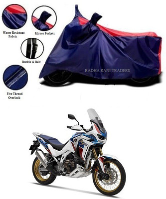 RADHA RANI TARDERS Two Wheeler Cover for Honda(CRF1000L Africa Twin BS6, Red)