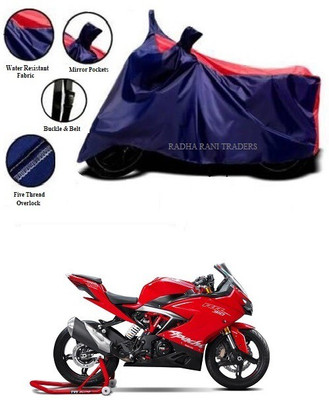 RADHA RANI TARDERS Two Wheeler Cover for TVS(Apache RTR 310 BS6, Red)