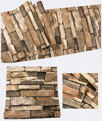 JS ENTERPRISE Paper Abstract Multicolor Wallpaper(L x W: 200 cm x 60 cm)